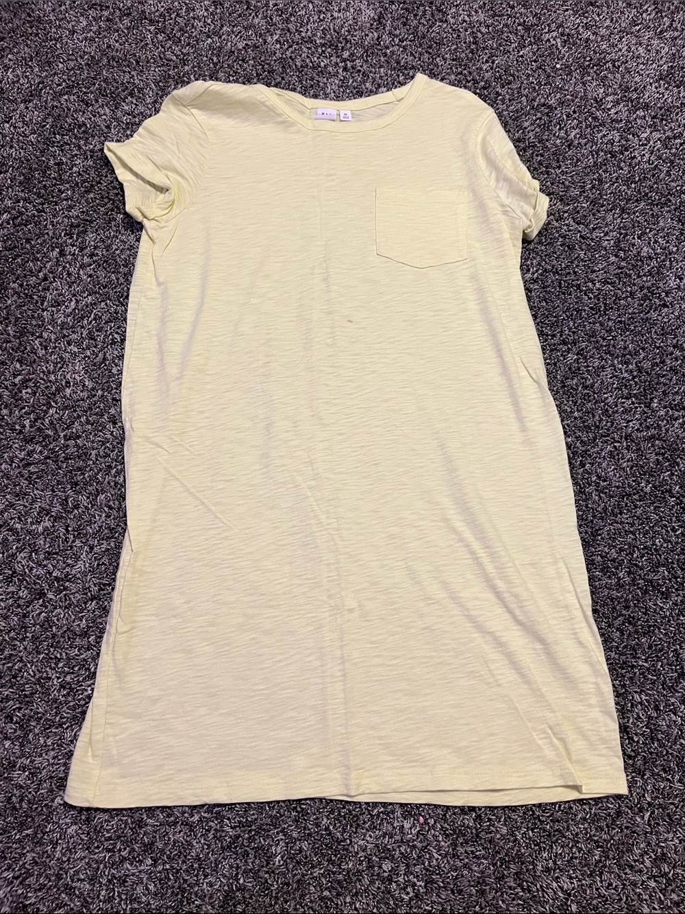 GAP Pale Yellow Crewneck Tee